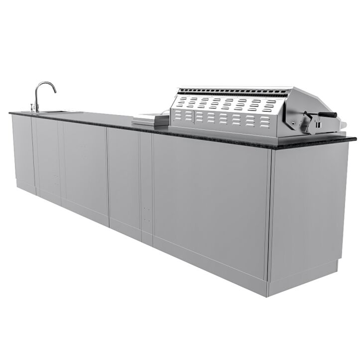 Sunstone Grills THE FRENCH QUARTER 13 Foot 7 Inch Large Expansive Island Package – SCP_FRENCHQUARTER13.7