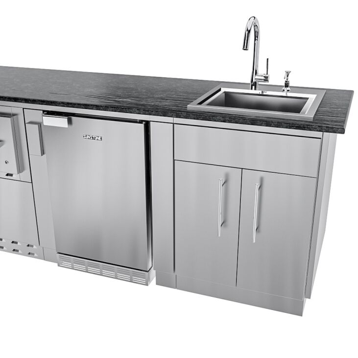 Sunstone Grills THE FRENCH QUARTER 13 Foot 7 Inch Large Expansive Island Package – SCP_FRENCHQUARTER13.7