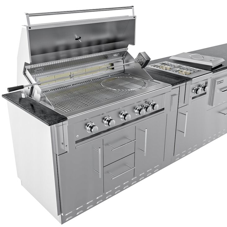Sunstone Grills THE FRENCH QUARTER 13 Foot 7 Inch Large Expansive Island Package – SCP_FRENCHQUARTER13.7