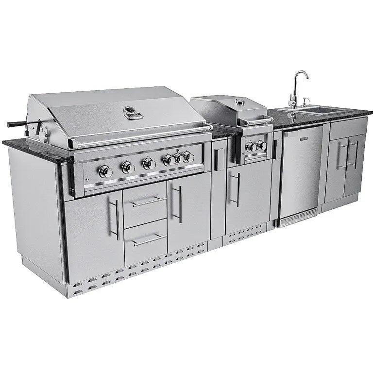 Sunstone Grills THE GULF BREEZE 10 Foot Expansive High Quality Cabinet Island Package – SCPGULFBREEZE10.2