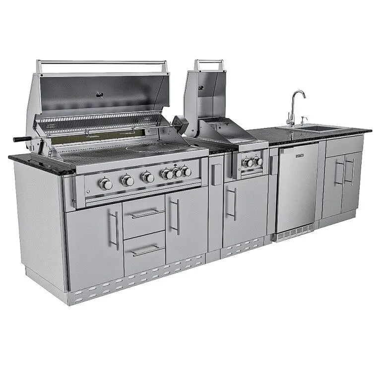 Sunstone Grills THE GULF BREEZE 10 Foot Expansive High Quality Cabinet Island Package – SCPGULFBREEZE10.2