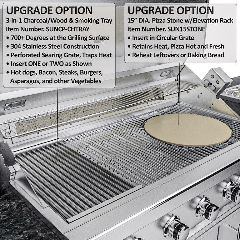 Sunstone Grills THE HILL COUNTRY 13 Foot 6 Island Package – SCPHILLCOUNTRY13.6
