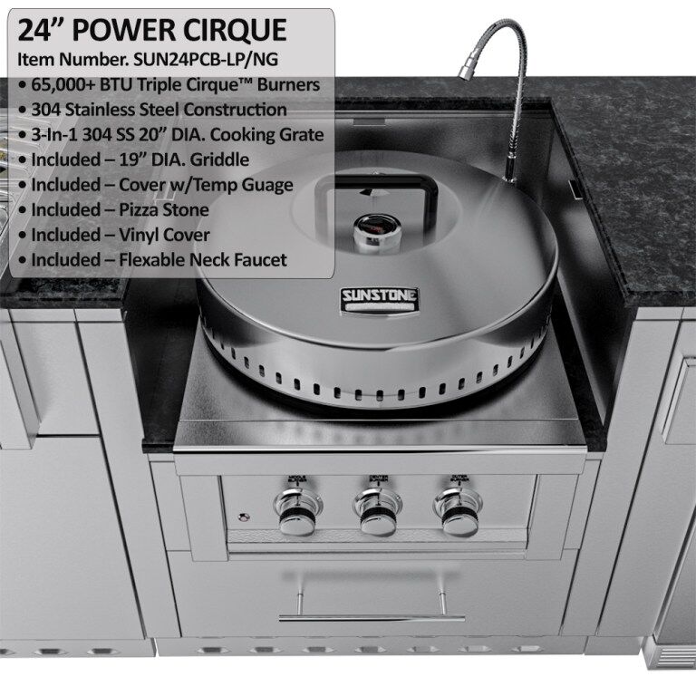 Sunstone Grills THE HILL COUNTRY 13 Foot 6 Island Package – SCPHILLCOUNTRY13.6