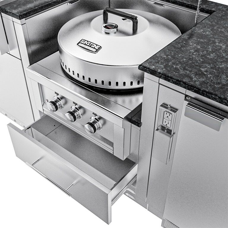 Sunstone Grills THE HILL COUNTRY 13 Foot 6 Island Package – SCPHILLCOUNTRY13.6