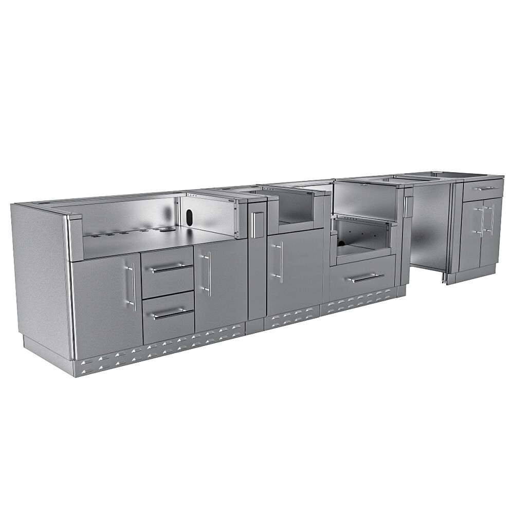 Sunstone Grills THE HILL COUNTRY 13 Foot 6 Island Package – SCPHILLCOUNTRY13.6