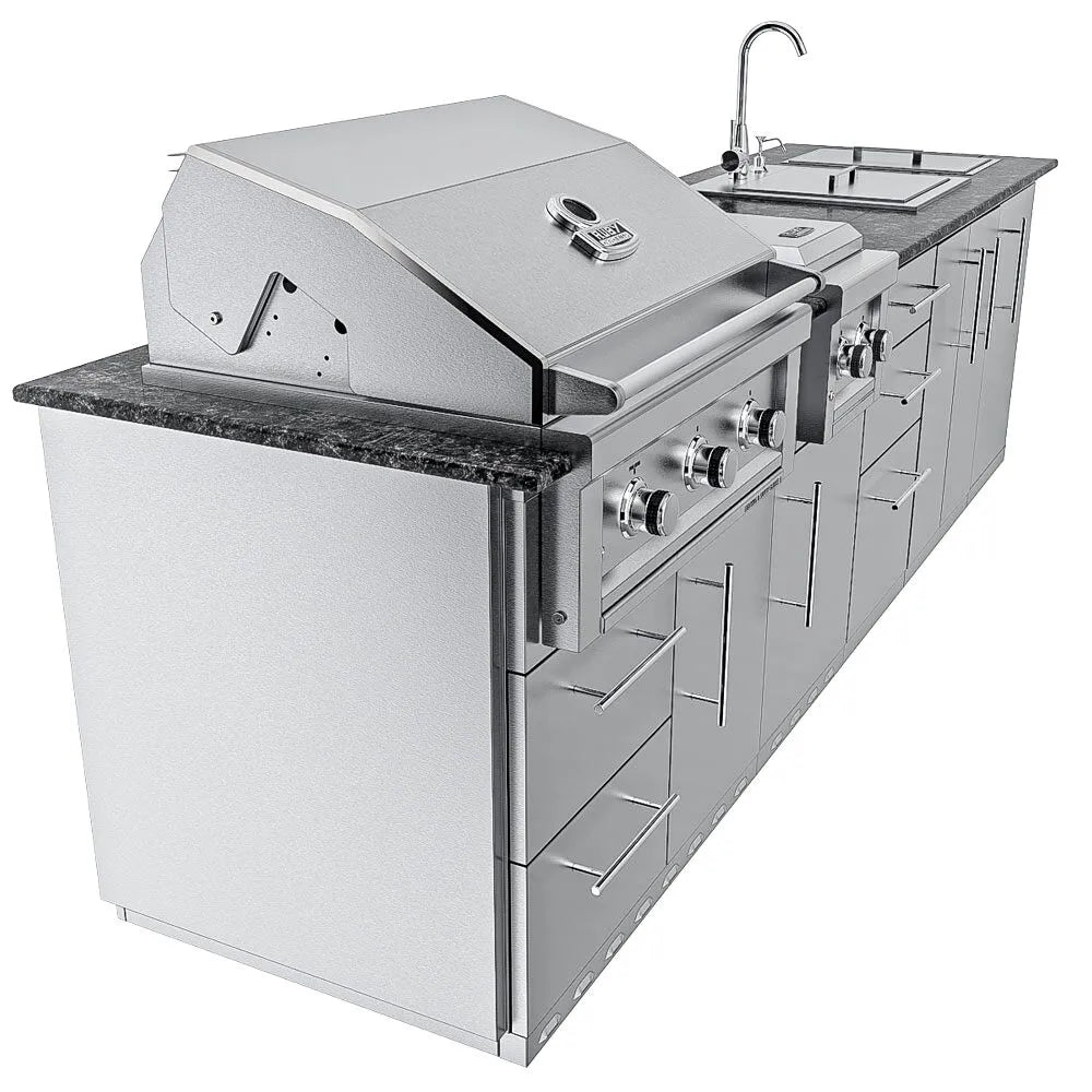 Sunstone Grills THE MAGNOLIA 10FT ADA-Compliant Cabinet Island Package – SCPMAGNOLIA10