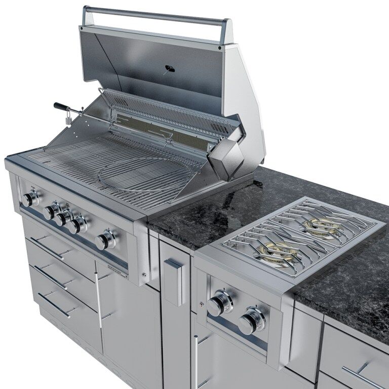 Sunstone Grills THE SAVANNA 16FT Outdoor Cabinet Package with 60° Angle – SCPSAVANNA16