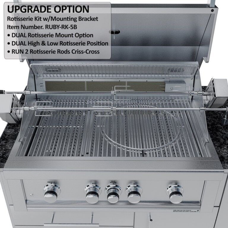 Sunstone Grills THE SAVANNA 16FT Outdoor Cabinet Package with 60° Angle – SCPSAVANNA16