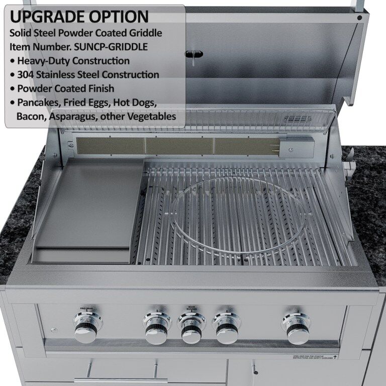 Sunstone Grills THE SAVANNA 16FT Outdoor Cabinet Package with 60° Angle – SCPSAVANNA16
