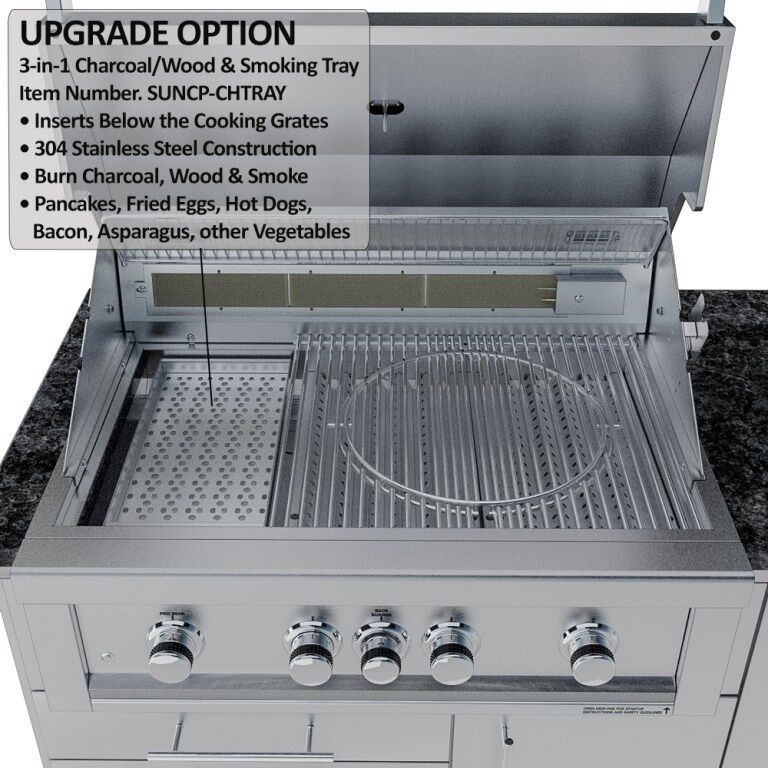 Sunstone Grills THE SAVANNA 16FT Outdoor Cabinet Package with 60° Angle – SCPSAVANNA16