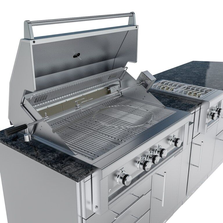 Sunstone Grills THE SAVANNA 16FT Outdoor Cabinet Package with 60° Angle – SCPSAVANNA16