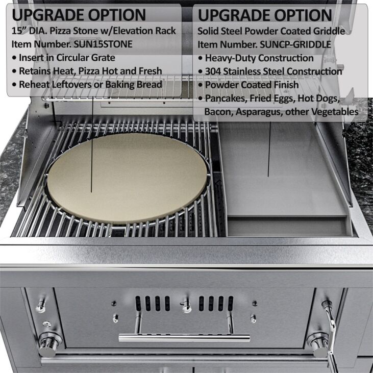 Sunstone Grills THE TEXAS TANGO 19FT Outdoor Cabinet large Island Package – SCPTXTANGO19