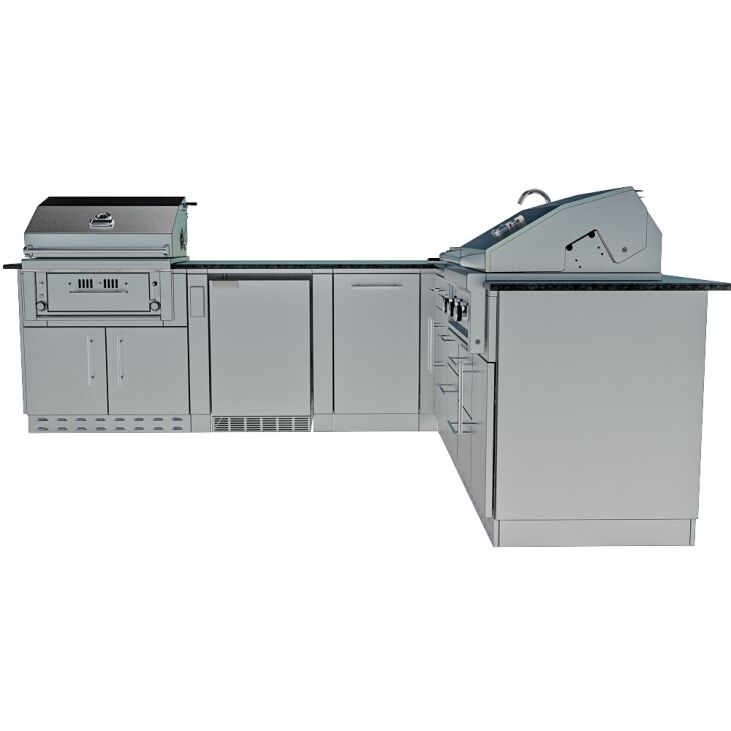 Sunstone Grills THE TEXAS TANGO 19FT Outdoor Cabinet large Island Package – SCPTXTANGO19