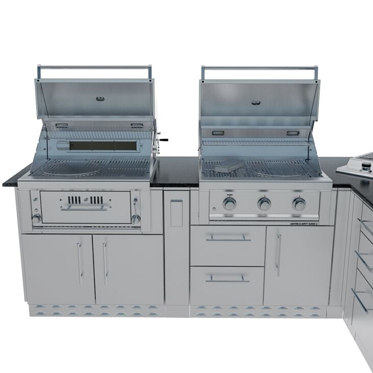 Sunstone Grills THE TEXAS TANGO 19FT Outdoor Cabinet large Island Package – SCPTXTANGO19