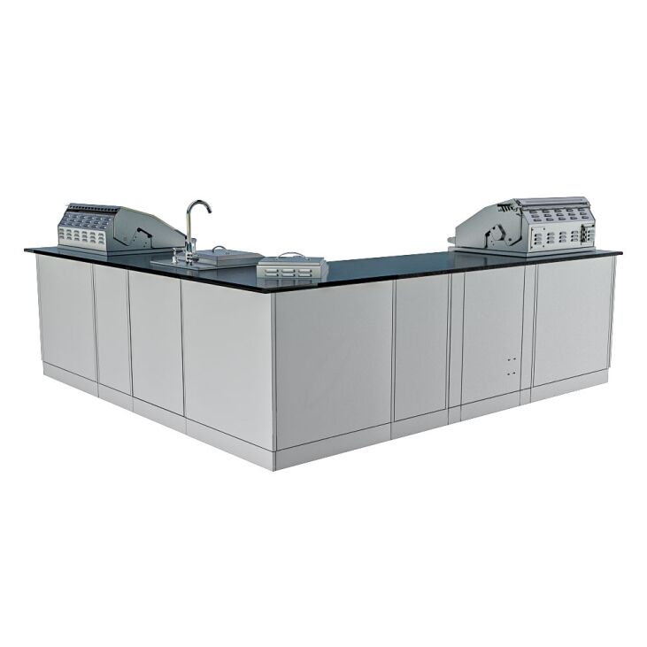 Sunstone Grills THE TEXAS TANGO 19FT Outdoor Cabinet large Island Package – SCPTXTANGO19