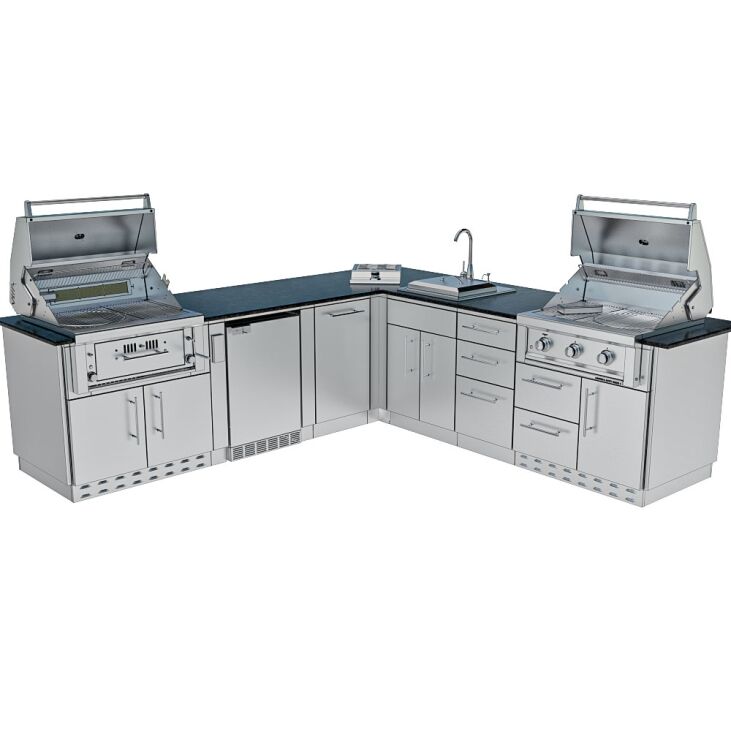 Sunstone Grills THE TEXAS TANGO 19FT Outdoor Cabinet large Island Package – SCPTXTANGO19