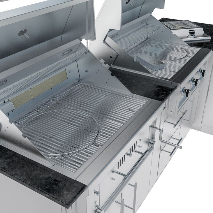 Sunstone Grills THE TEXAS TANGO 19FT Outdoor Cabinet large Island Package – SCPTXTANGO19