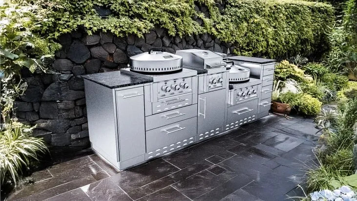 Sunstone Grills THE TEXCAJUN 9FT Outdoor Cabinet Cajun Specialty Island Package – SCPTEXCAJUN9