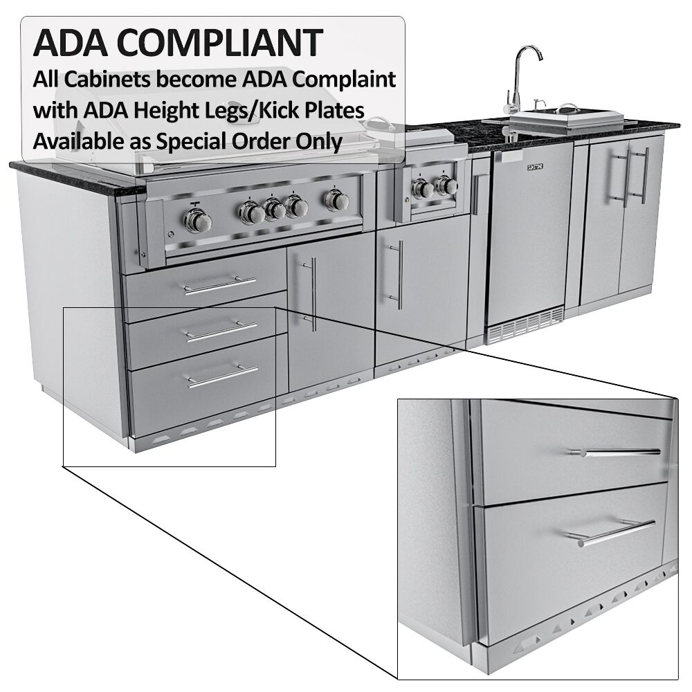 Sunstone Grills THE HILL COUNTRY 13 Foot 6 Island Package – SCPHILLCOUNTRY13.6