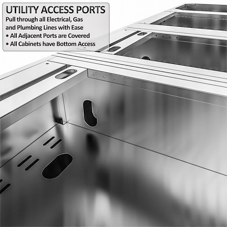 Sunstone Grills THE BAYOU 8 Foot 6 Inches Cabinet Island Package – SCPBAYOU8.6