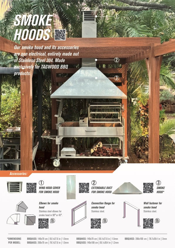 Tagwood BBQ Smoke Hood -- BBQ24SS
