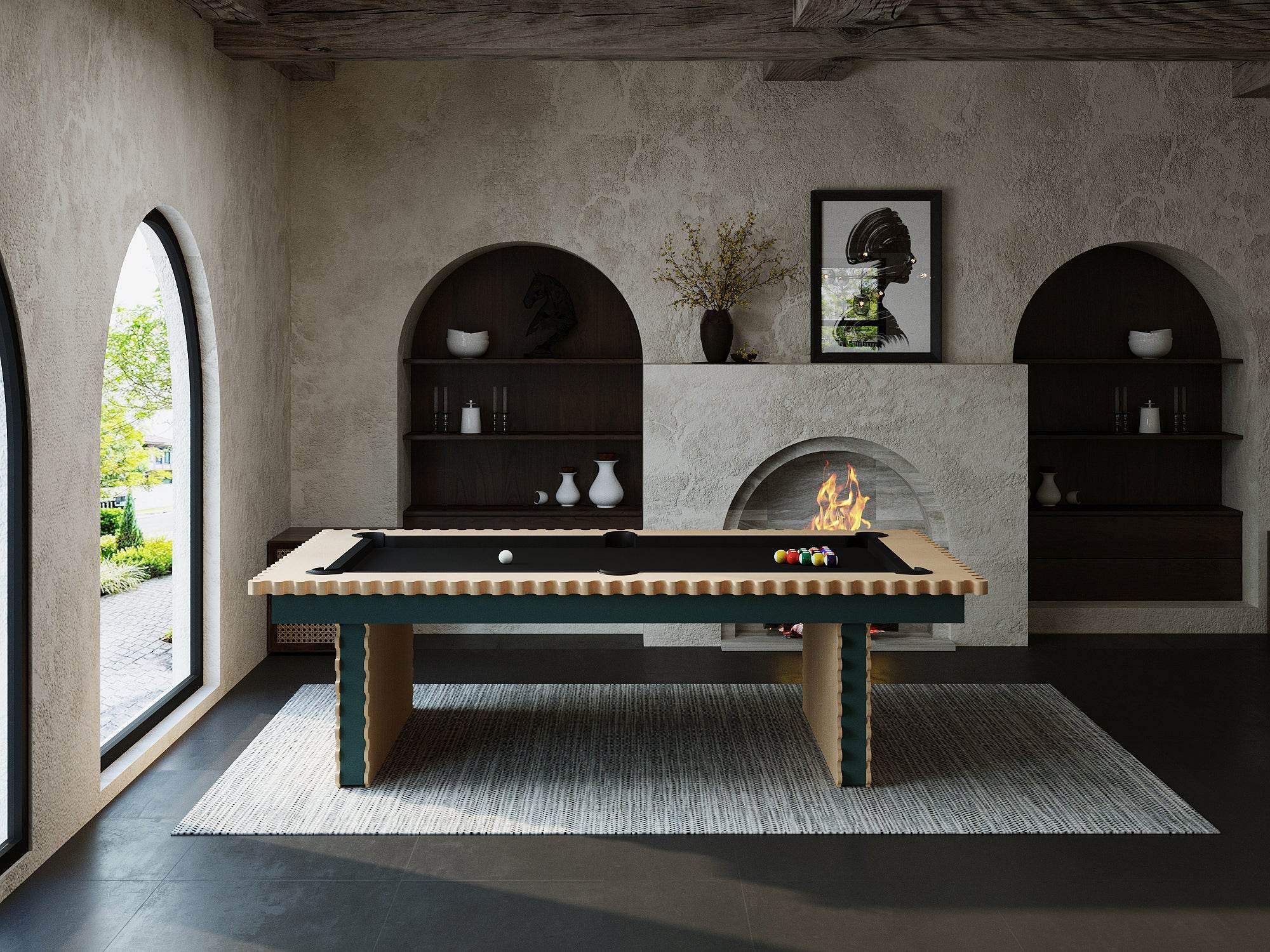 Sean Woolsey Squiggles Pool Table