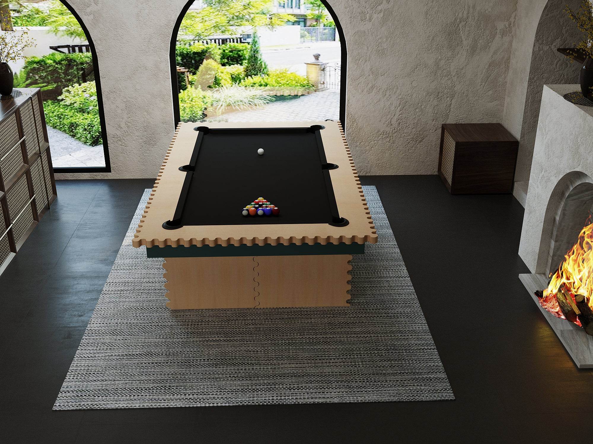 Sean Woolsey Squiggles Pool Table