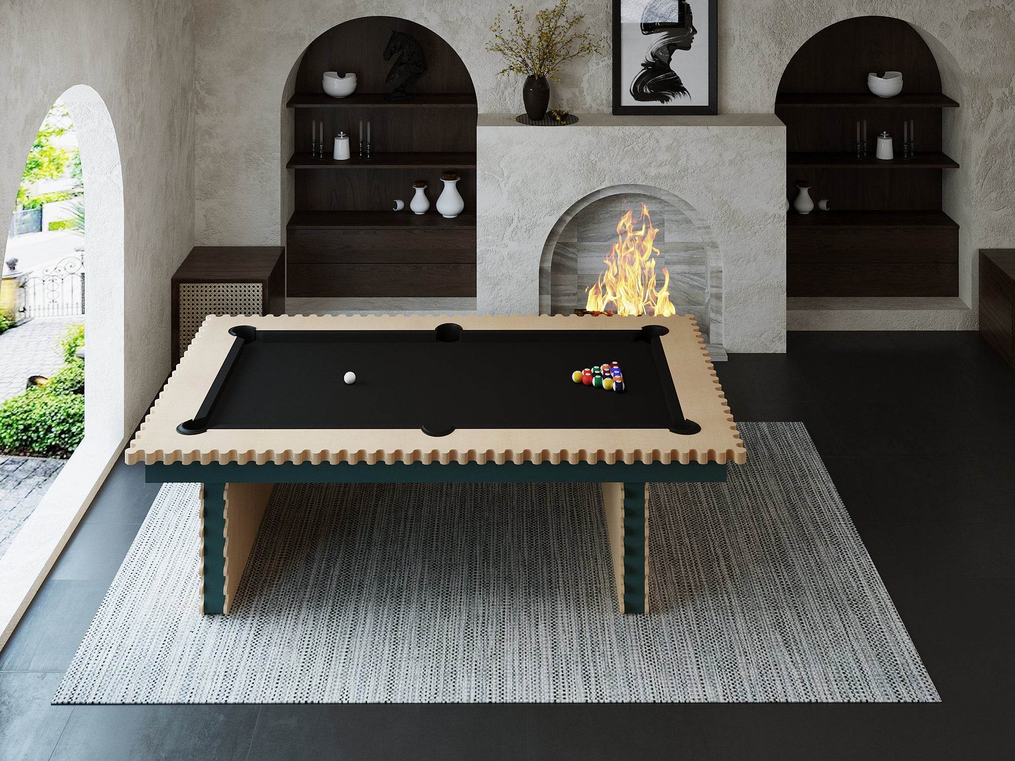 Sean Woolsey Squiggles Pool Table
