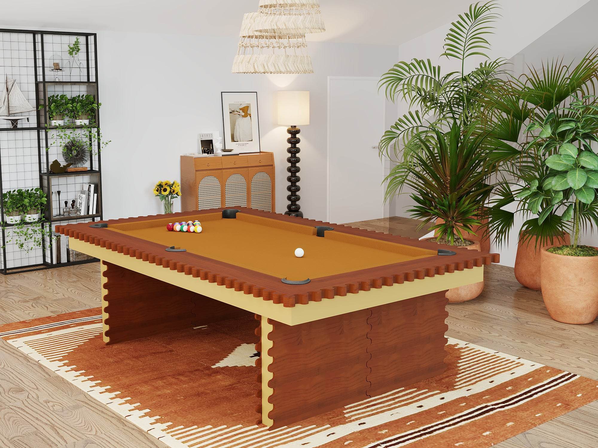 Sean Woolsey Squiggles Pool Table
