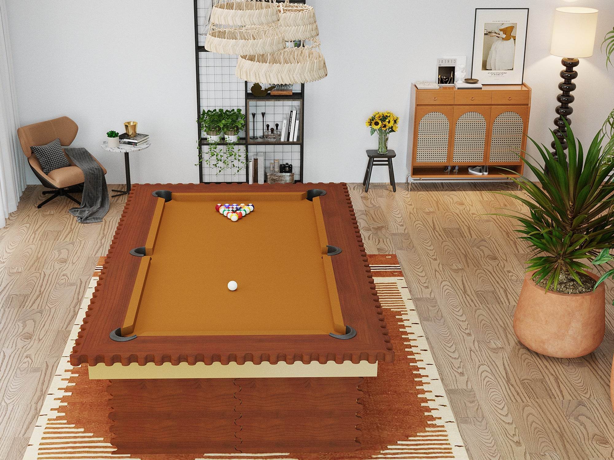 Sean Woolsey Squiggles Pool Table
