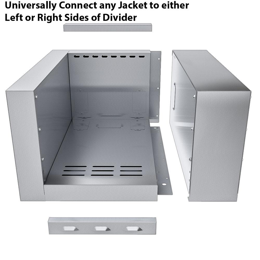 Sunstone Grills 6″ Sunstone Universal Appliance Jacket “Divider”-SUNJKDIV6