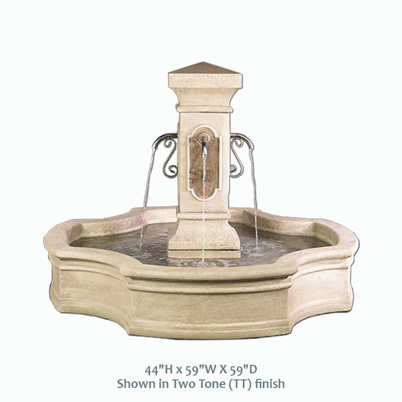 Elegante Fontana da Giardino San Pietro Monaco con Stile Classico