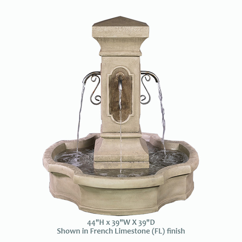 Elegant San Pietro Pond Fountain for Tranquil Outdoor Spaces