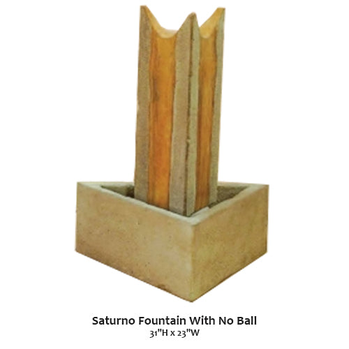 Elegant Saturno Fountain Without Sphere