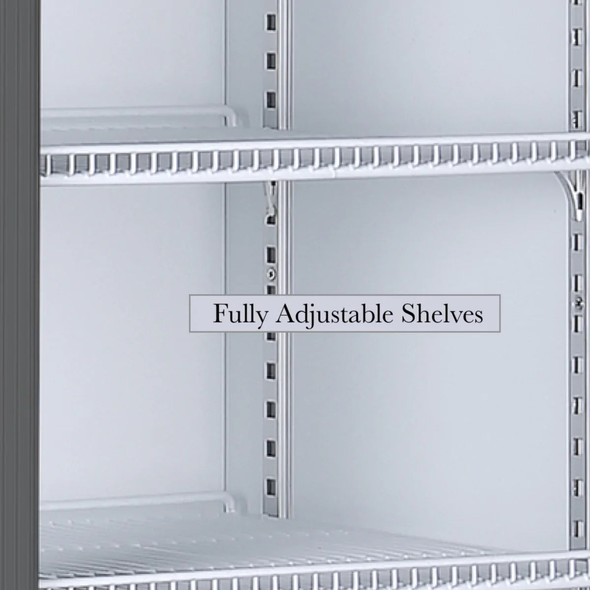 KingsBottle 18" Double Sliding Door Display Beverage Cooler Refrigerator - G1000
