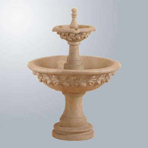 Elegant Sorrento Lemon Double-Tier Fountain