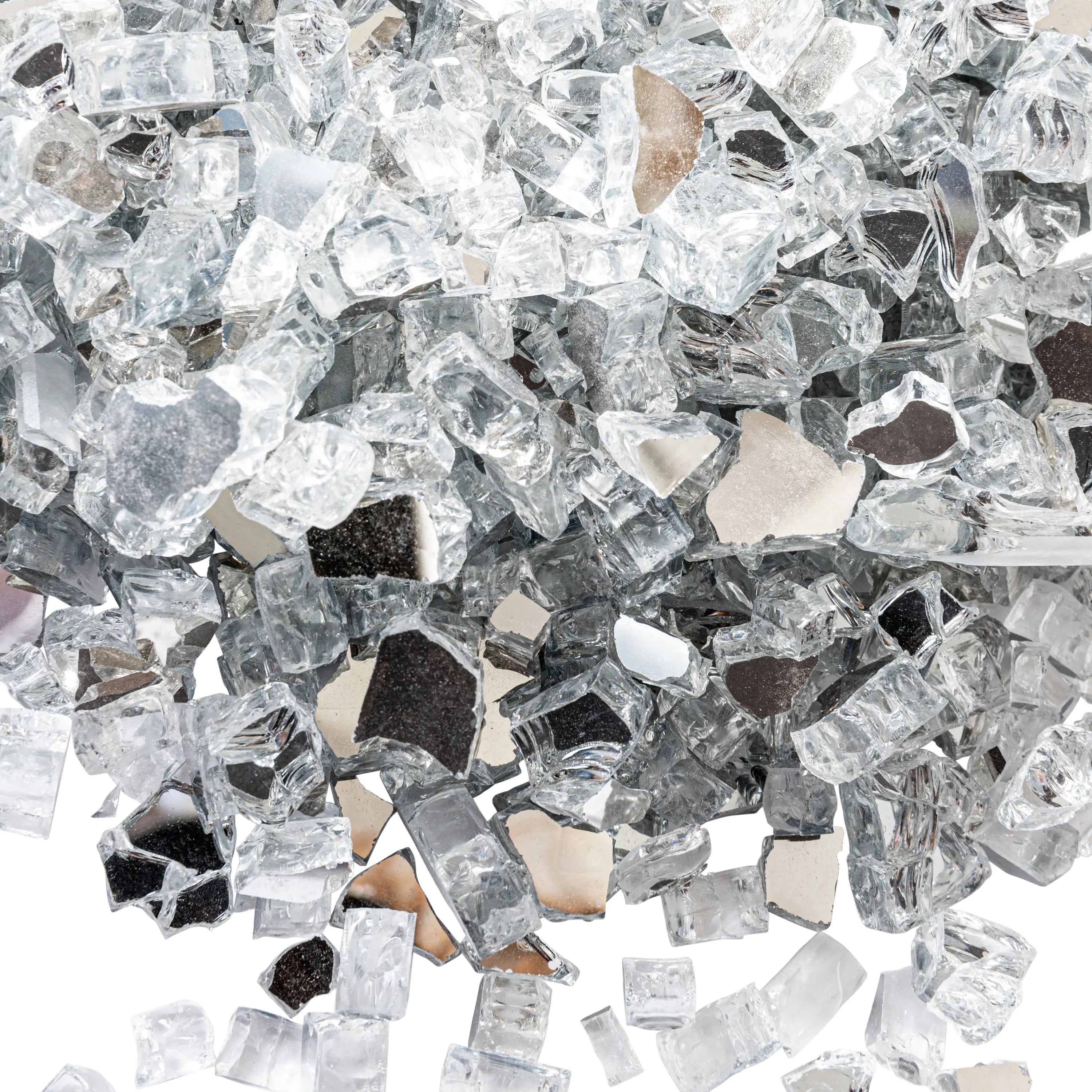 Fire Sense Crystal Clear Reflective Fire Glass | 62365