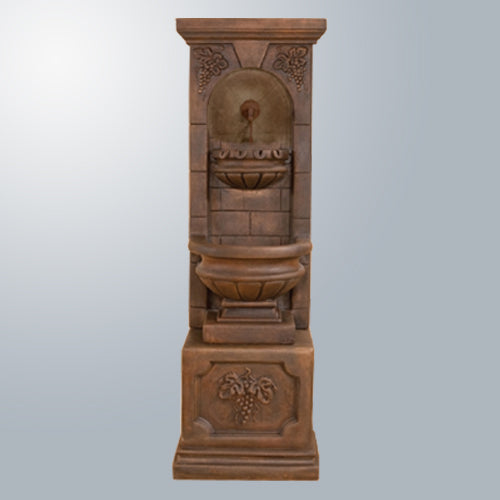 Charming St. Helena Fountain with Elegant Base and Rustic Iron Spout