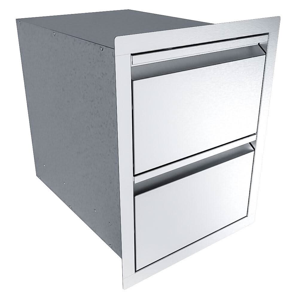 Sunstone 16 Inch Aruba Series Swivel Paper Towel Holder and Single Extra-Large Drawer - ARU-16PCD