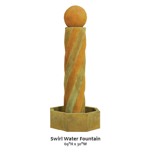 Mesmerizing Swirl Water Fountain