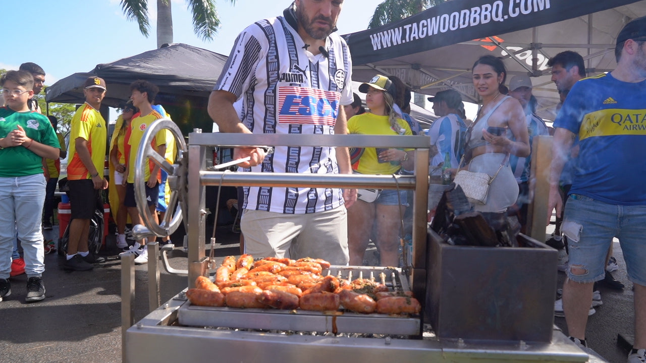 Tagwood BBQ Argentine Santa Maria Wood Fire & Charcoal Gaucho Grill | BBQ03SS MINI -
