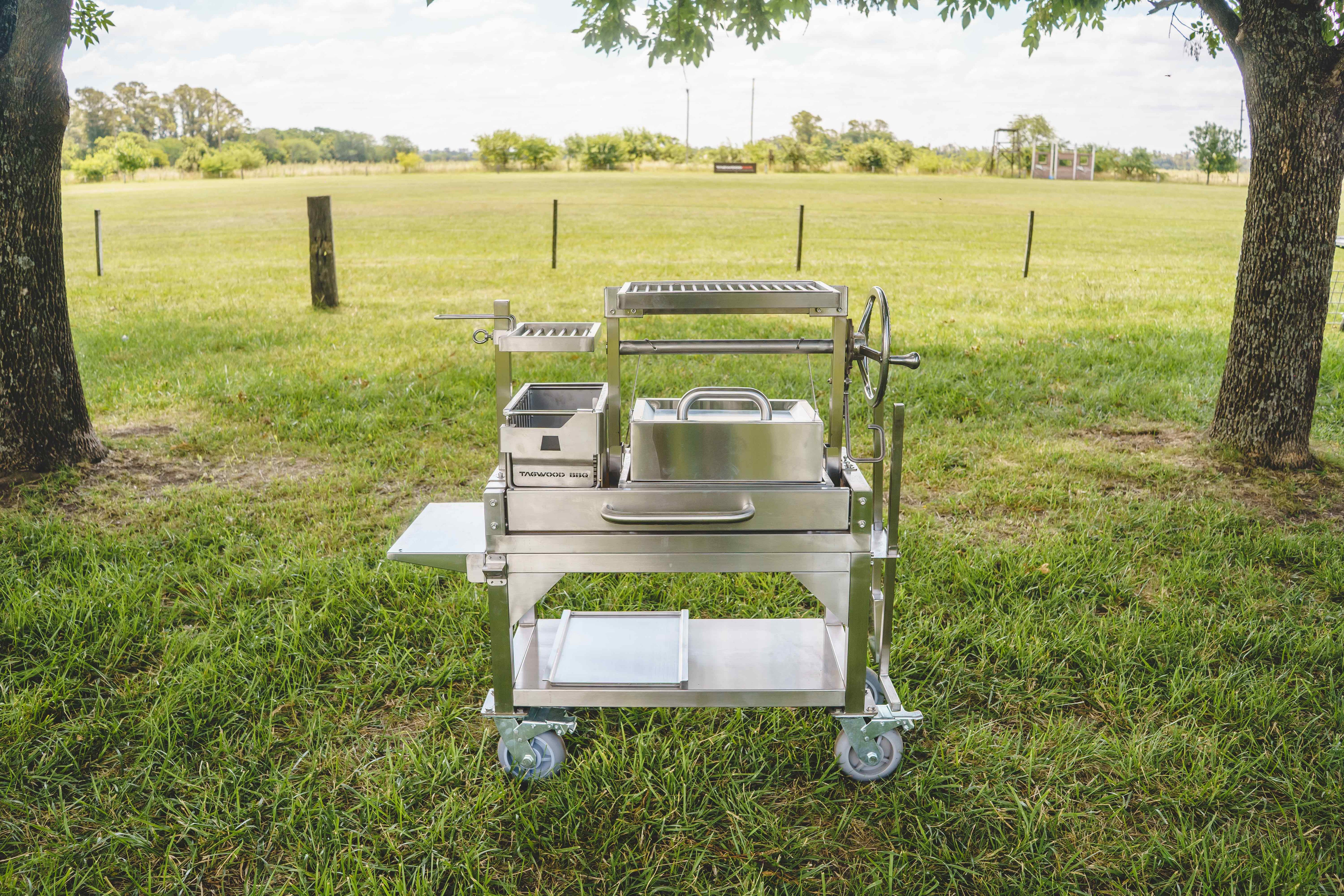 Tagwood BBQ Argentine Santa Maria Wood Fire & Charcoal Gaucho Grill | BBQ03SS MINI -
