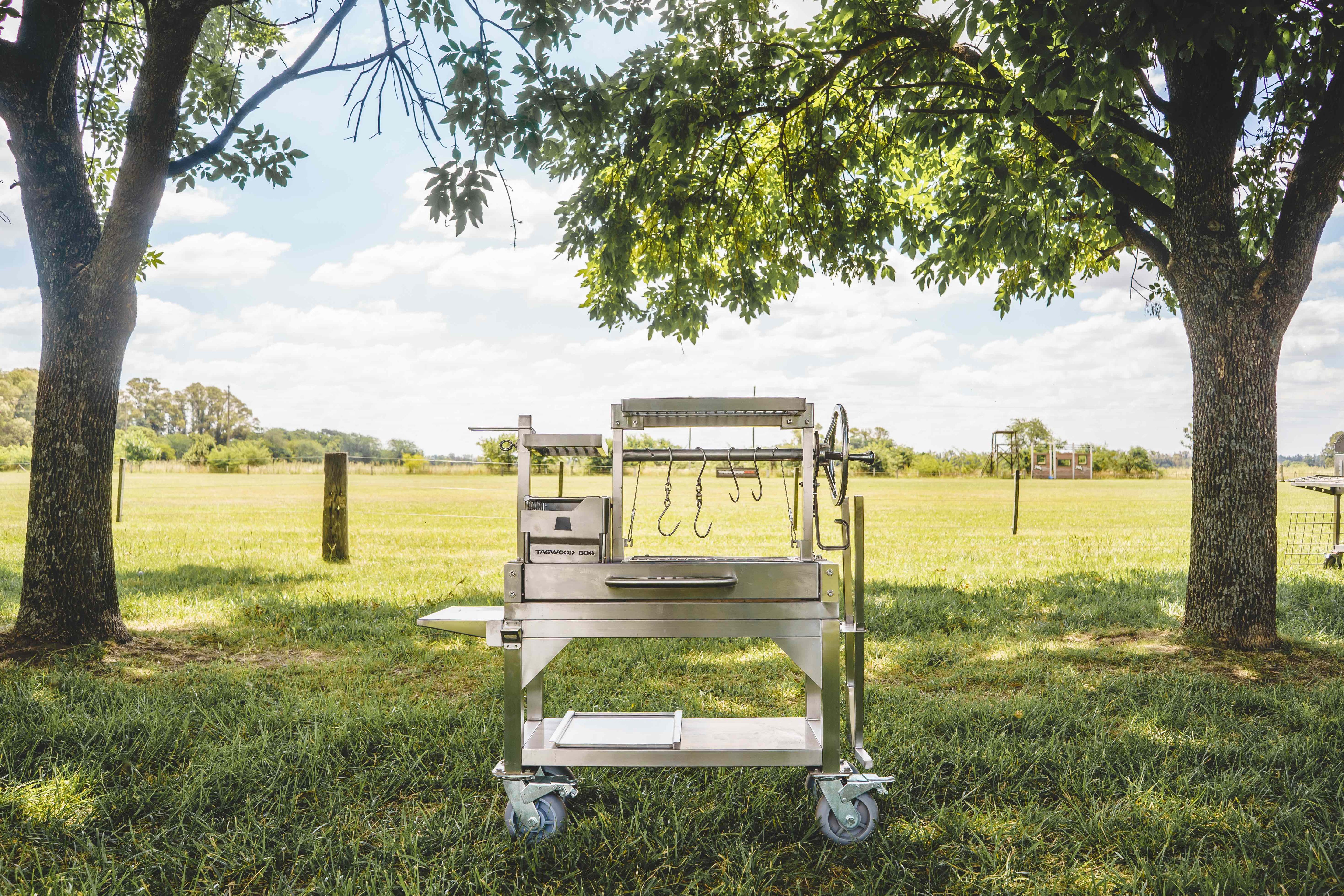 Tagwood BBQ Argentine Santa Maria Wood Fire & Charcoal Gaucho Grill | BBQ03SS MINI -