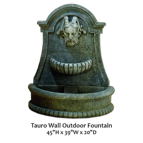 Stunning Tauro Outdoor Wall Fountain for Your Space