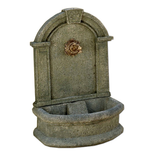 Elegant Umbra Outdoor Wall Fountain with Stylish Spout