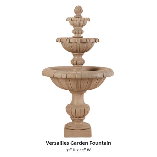 Giannini Garden Elegant Versailles Garden Fountain for a Majestic Outdoor Oasis