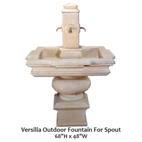 Giannini Garden Elegant Versilia Outdoor Fountain with Beautiful Spout