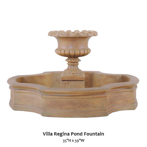 Giannini Garden Elegant Villa Regina Pond Fountain for Enchanting Outdoor Spaces