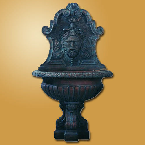 Giannini Garden Elegant Vinci Outdoor Wall Water Fountain