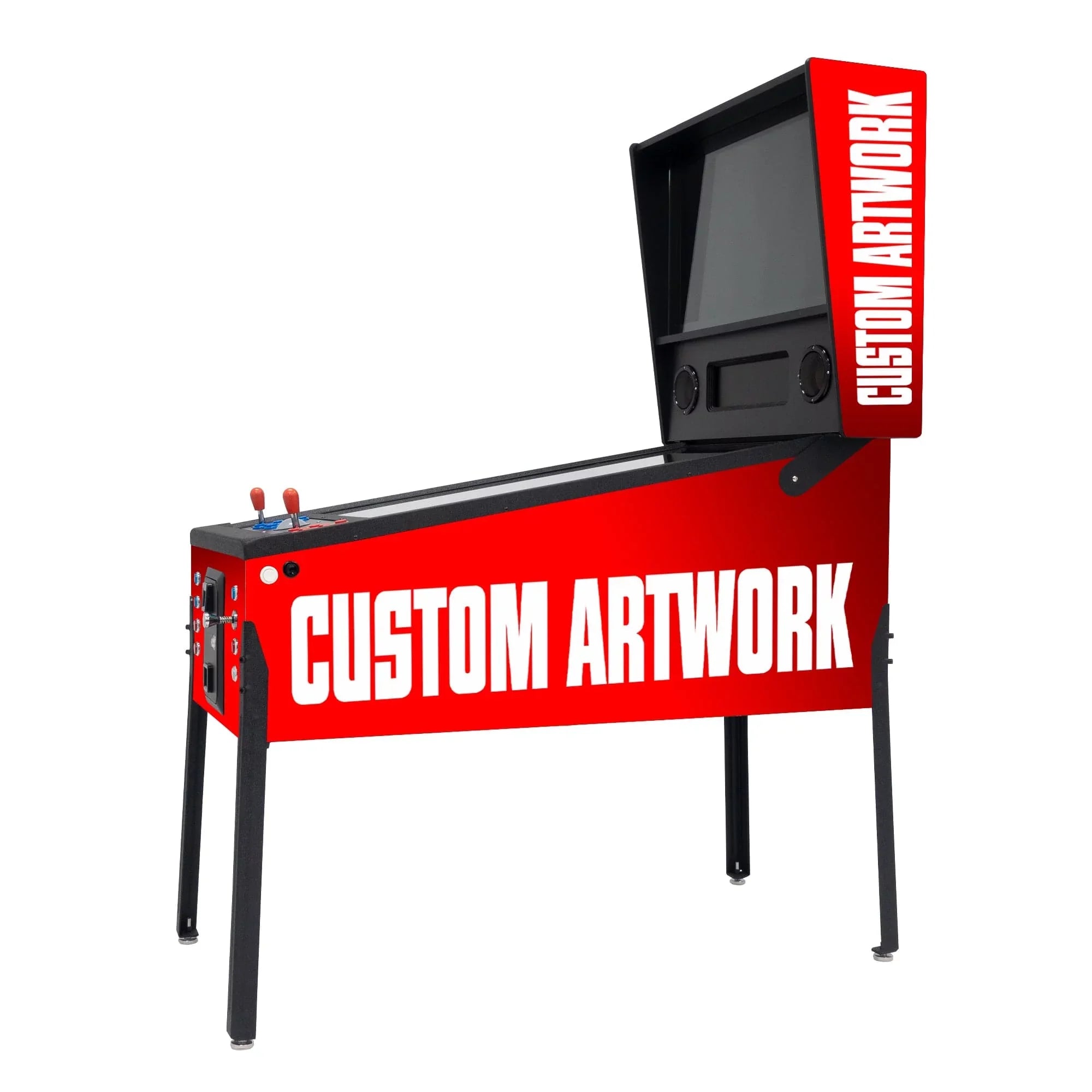 Creative Arcades The Pincade Combo | Pinball & Arcade All-In-One Machine | 2 Player | 7529 Games